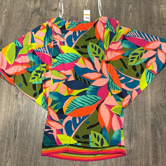 Trina Turk Rainforest Swim Tunic Size Small Brand New With Tags - Picture 7 of 9